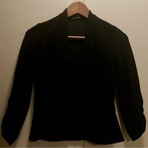Black 3/4 sleeve Cardigan/Bolero